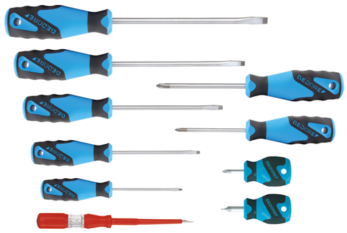 1482343 - Eco-Friendly 10-Piece Screwdriver Set with Ergonomic Handle