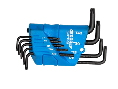 1531417 - 9-Piece Chrome Vanadium Off-Set Screwdriver Set in Blue Holder