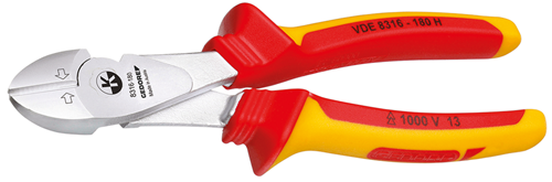 1550993 - 180mm VDE Insulated Side Cutters for High Leverage Precision