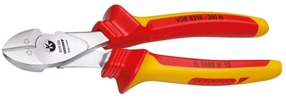 1551000 - High Leverage VDE Insulated Side Cutters, 200mm Precision Edges