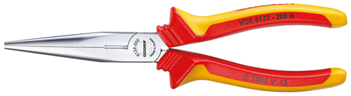 1552120 - 200mm VDE Bent Nose Pliers with Insulated Handles