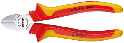 1552155 - 140mm VDE Insulated Side Cutters for Precision Cutting