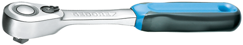 1556800 - 200mm Fine-Toothed Reversible Ratchet with Non-Slip Handle