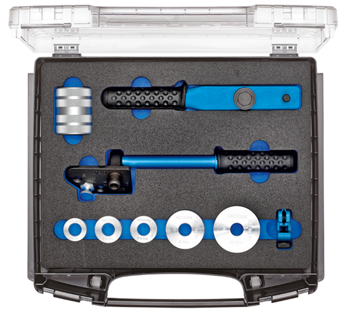 1589849 - 3-10mm Hand Pipe Bender Set with 5 Formers, 180° Angle