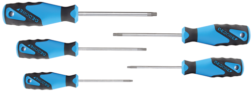 1616617 - 5-Piece TX Screwdriver Set with Ergonomic Power-Grip Handle