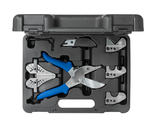 26100 - Plastic Pipe Shear Set with 16-25mm Cutters in Case
