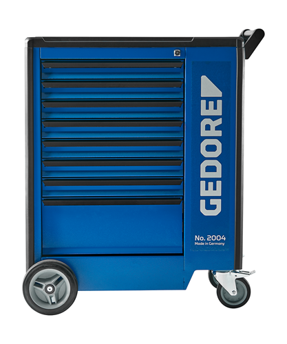 1640712 - Heavy-Duty Tool Trolley with Removable Drawers and ABS Platform