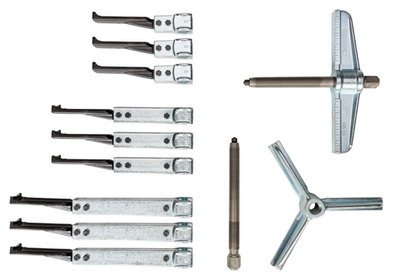 1676008 - 9-Hook Puller Set with Plastic Case and Spindles