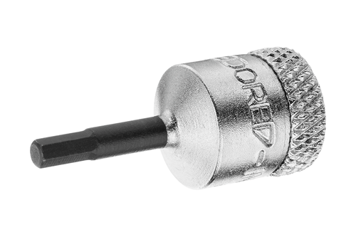 6176280 - 4mm Chrome Screwdriver Bit with Ball Retention, DIN 7422
