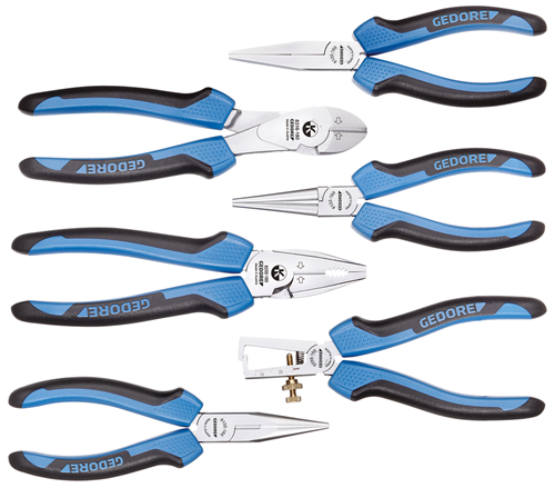 1708155 - 6-Piece Chrome-Plated Pliers Set in i-BOXX 72