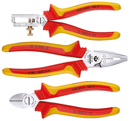 1708244 - VDE Insulated Pliers Set in L-BOXX Mini, 3pcs, 1000V