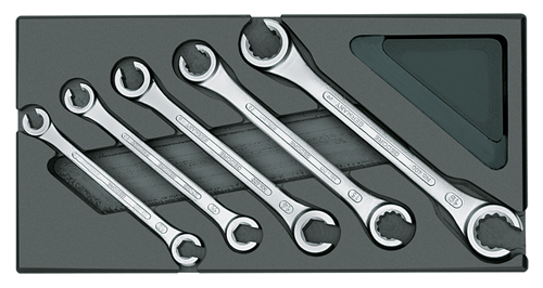 1731157 - Impact-Resistant Double Ring Wrench Set in 1500 ES Module