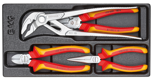 1733079 - Impact-Resistant VDE Pliers Set in 1500 ES Module