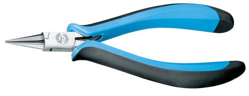1743651 - ESD Round Nose Pliers, 1mm Tapered Tips, Hardened Steel
