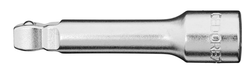 1812564 - Chrome-Plated 55mm Extension with 15° Pivot for Socket Use