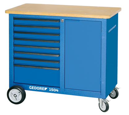 1814931 - 8-Drawer Mobile Workbench H 985mm with Safety Lock