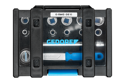 1815598 - 12-Piece Vanadium Socket Set with Fine Toothed Ratchet, 160mm Box