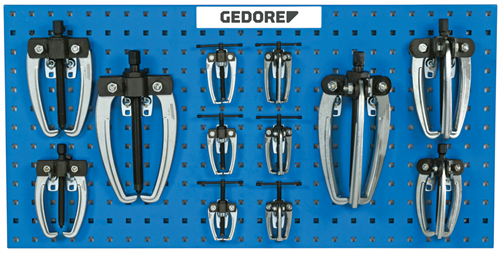 1824007 - 12-Piece Puller Set with Perforated Panel for Ø 200 mm