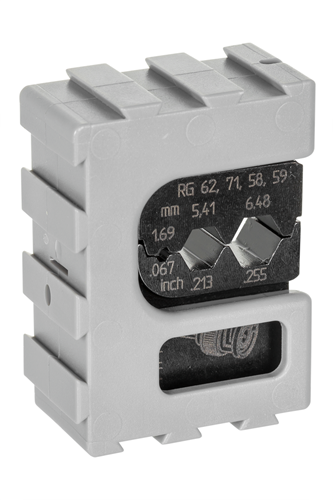 1830694 - Coax Connector Module Insert for RG 58/59/62/71