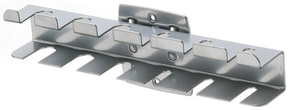 1879200 - Powder-Coated Screwdriver Holder for 6 Tools, Fits 10x38mm Panels
