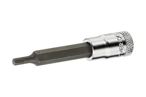 1933280 - Durable 6mm Screwdriver Bit with Secure Grip and Chrome Finish