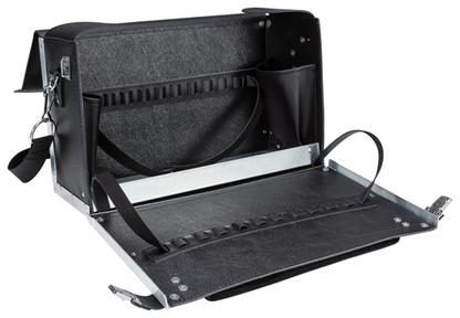 1953710 - Durable 18-Piece Electrician's Tool Case with Lockable Latches