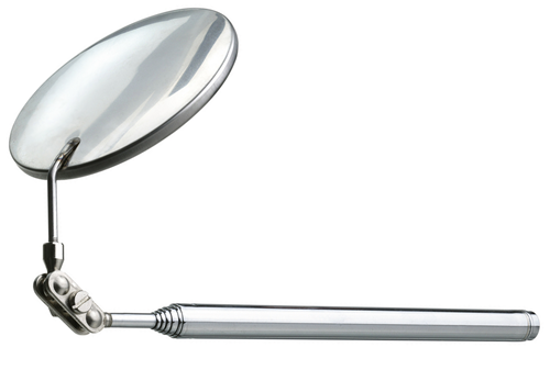 1979841 - 30mm Swiveling Inspection Mirror with Adjustable 130-670mm Handle