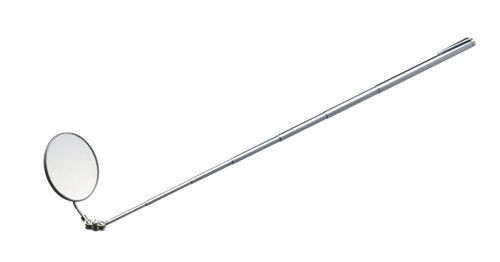 1979841 - 30mm Swiveling Inspection Mirror with Adjustable 130-670mm Handle