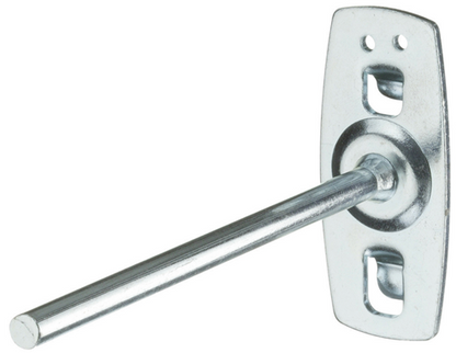 2008394 - Zinc-Plated 100x6mm Straight Mandrel Tool Hook for Perforated Panels