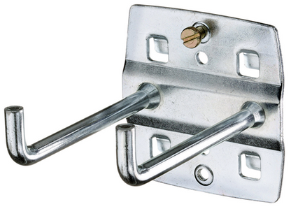 2008483 - Zinc-Plated Double Vertical Tool Hook for 10x38mm Panels