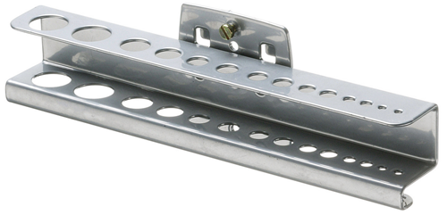 2008645 - 14-Hole Drill-Bit Holder for 10x38mm Panels, Powder-Coated