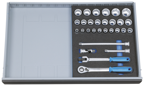 2016494 - 29-Piece 1/2" Socket Wrench Set in Tool Module