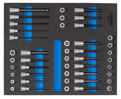 2016508 - 52-Piece 3/8" Socket Wrench Set in Tool Module
