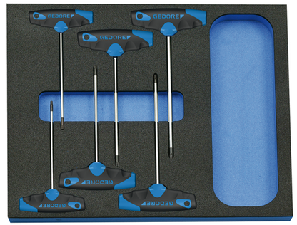 2016559 - 6-Piece Screwdriver Set in Foam Module, T15-T40