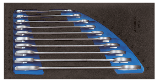 2308851 - Double Open End Spanner Set in 1/3 Module, Various Sizes