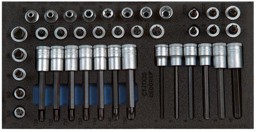 2308983 - 39-Piece 3/8" Screwdriver Bit Set in Check-Tool-Module