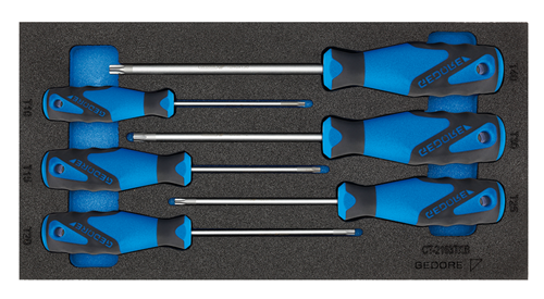 2309165 - 6-Piece TXB Screwdriver Set with Recessed Drill Sizes T10-T40