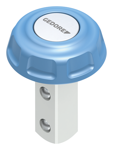 2551829 - Chrome-Vanadium 1/2" Mushroom Head with Push Button & Blue Cap