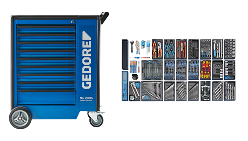 2657716 - 325-Piece Metric Tool Set in Durable ABS Trolley