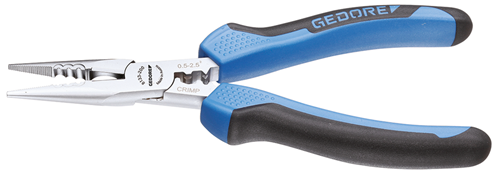 6722110 - 180mm Multifunctional Induction-Hardened Pliers with 2-Component Handles