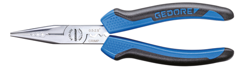 2676079 - 200mm Multifunctional Chrome-Plated Pliers with Anti-Slip Handles