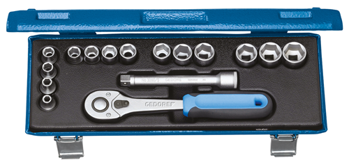 2682885 - 16-Piece Hexagon Socket Wrench Set in Durable Case