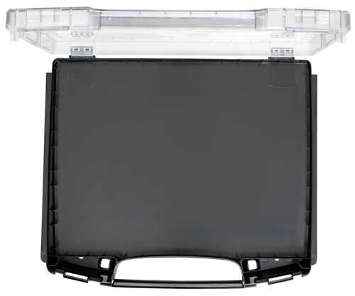 2823705 - Transparent Lid Small Parts Case with Handle for Easy Access