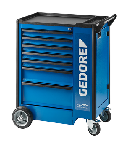 2827360 - Versatile Tool Trolley with Locking Drawers, ABS Work Platform