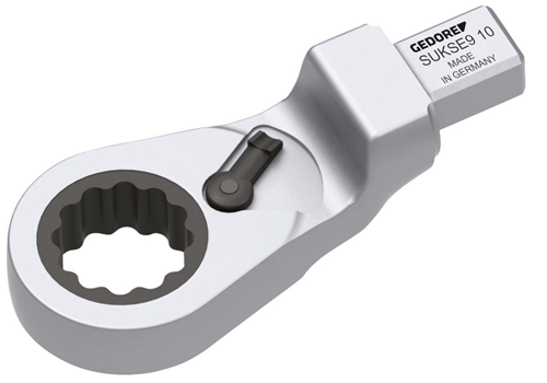 2827735 - Reversible Ratchet Wrench 9x12mm, Durable Vanadium Steel Design