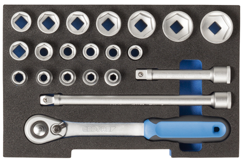 2836009 - Professional 21-Piece Socket Wrench Set in L-BOXX 136