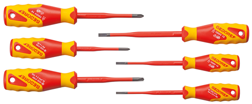2928701 - VDE Insulated Screwdriver Set in Eco-Friendly Box, 6 Pieces