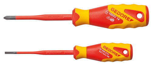 2928736 - VDE Insulated 2-Piece Screwdriver Set with Ergonomic Handle