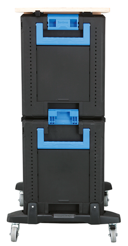 2954435 - Mobile Tool Trolley with 6 Drawers and Wooden Worktop