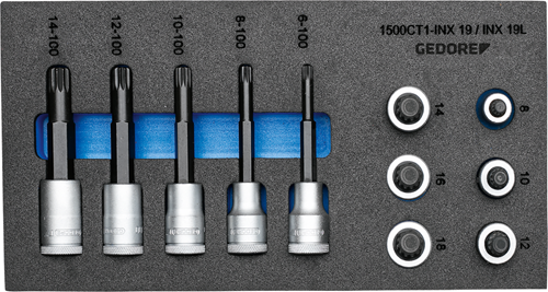 2957957 - 11-Piece 1/2" Screwdriver Bit Set in CT Module